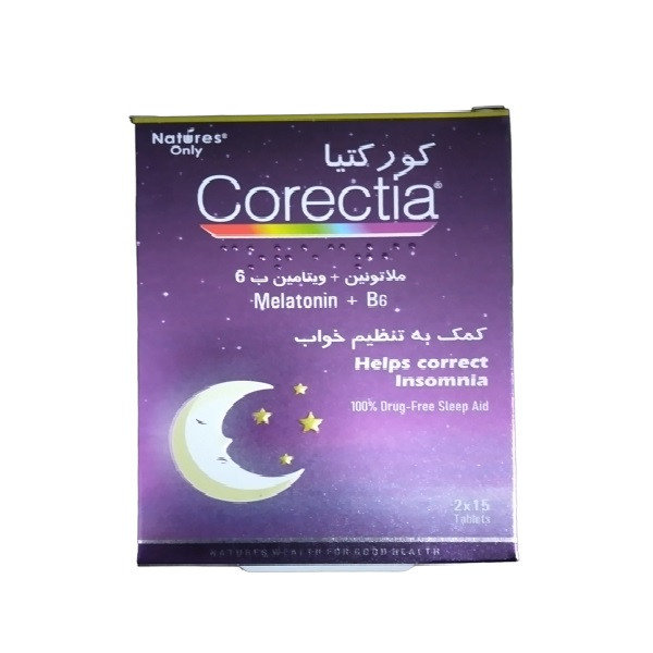 قرص کورکتیا نیچرز اونلی بسته 30 عددی نمای ۲