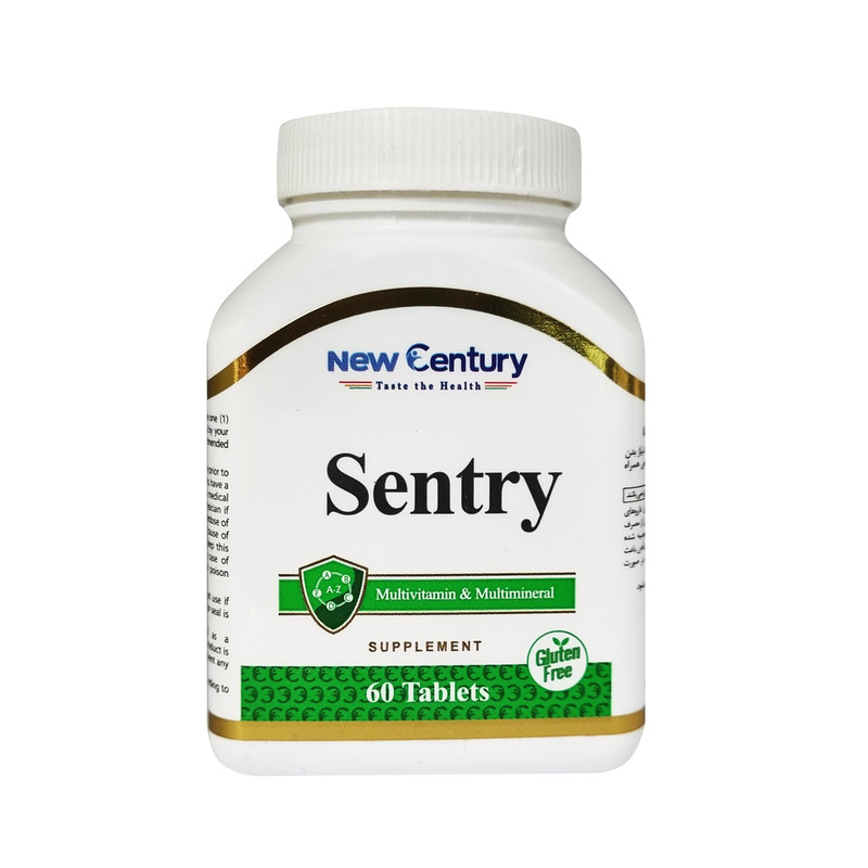 قرص مولتی ویتامین و مینرال سنتری نیوسنتری بسته 60 عددی